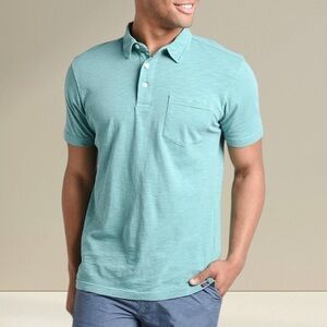 The Normal Brand Men's Size XXL NWT Aqua Polo Shirt Casual Preppy Mens-wear Top
